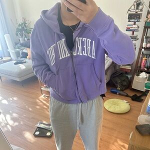 AF cropped purple sweatshirt L